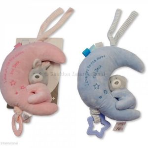 Baby Musical Pull Toy with Teether - Moon