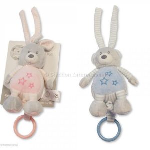 Baby Musical Activity Pull Toy - Rabbit/Bear