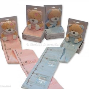 Baby Teddy with Growth Chart