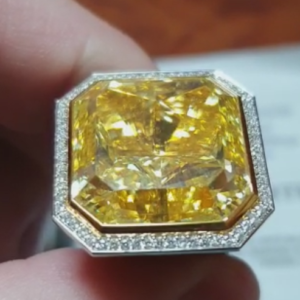 Diamond with stepped cut Diamond with stepped cut