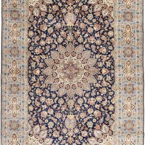 Isfahan silk warp rugs