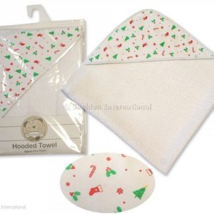 Baby Hooded Towel - Xmas Baby Hooded Towel - Xmas