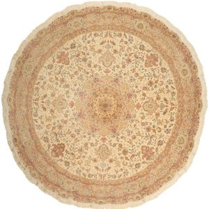Tabriz#60 Raj silk warp rugs