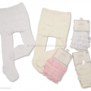 Baby Frilly Tights - Cream Baby Frilly Tights - Cream