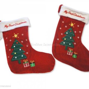 Baby Christmas Stocking - My First Christmas