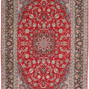 Isfahan silk warp rugs