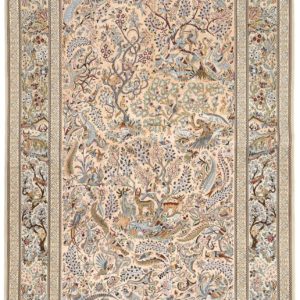 Isfahan silk warp rugs
