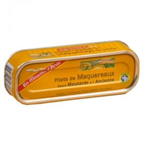 MACKEREL FILLETS WITH WHOLE GRAIN MUSTARD MACKEREL FILLETS WITH WHOLE GRAIN MUSTARD