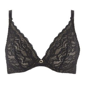 Triangle plunge bra