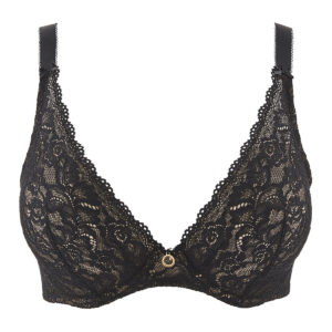 Comfort triangle plunge bra