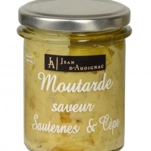 MUSTARD WITH PORCINI AND SAUTERNES FLAVORS MUSTARD WITH PORCINI AND SAUTERNES FLAVORS