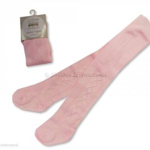 Baby Cotton Tights - Pink