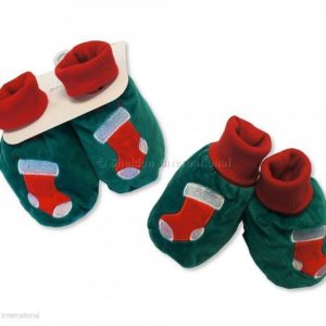 Baby Christmas Booties - Stockings