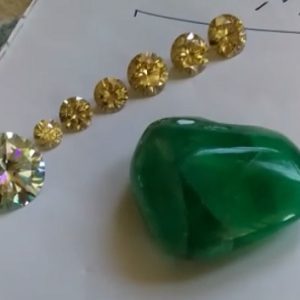 Raw emerald