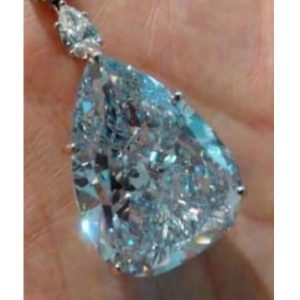 DIAMOND PEAR BRILLIANT FANCY BLUE DIAMOND PEAR BRILLIANT FANCY BLUE