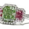 Fancy Vivid Green Diamond Ring