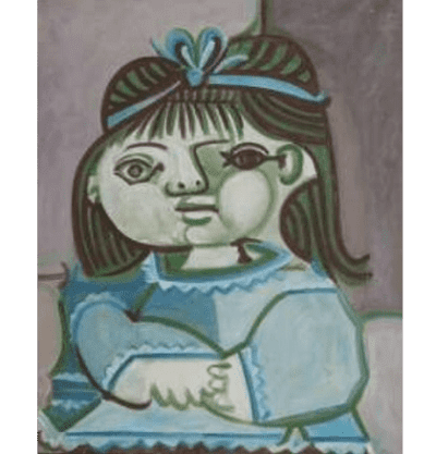 Portrait de la Jeune Paloma - Picasso