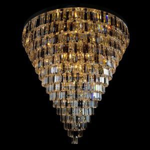 CHANDELIER WITH PRECIOUS STONES AND CERTIFIED PRECIOUS METALS