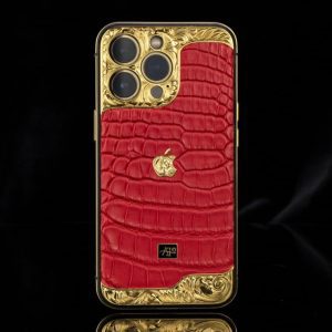 ARISTOCRATIC PAD RED CASE FOR IPHONE 13-14 PRO / PRO MAX