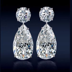 ELEGANT MATCHED DIAMOND EARRINGS Elegant Matched Diamond Earrings for women