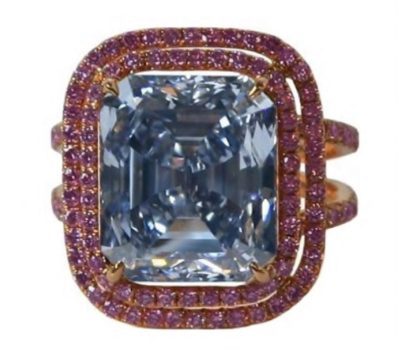 Emerald Cut Fancy Intense Blue