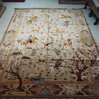 Carpet with Nature Motif