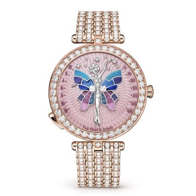 Lady Arpels Ballerine Enchantée Or Rose Watch