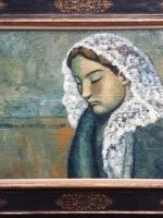 Femme a la Mantille Blanche - Picasso